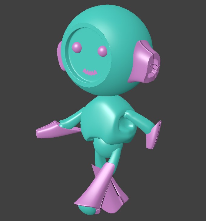 Robot High Poly preview image 3